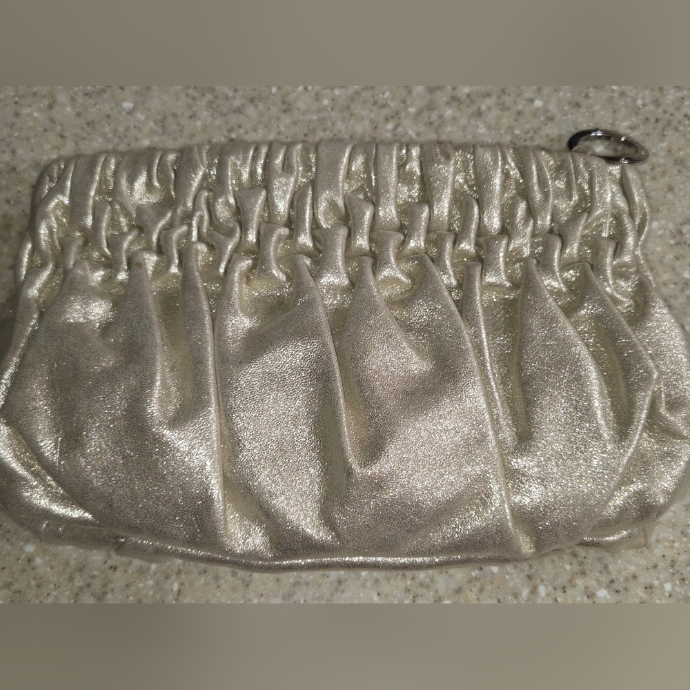 Michael Kors Elegant Gold Clutch Bag